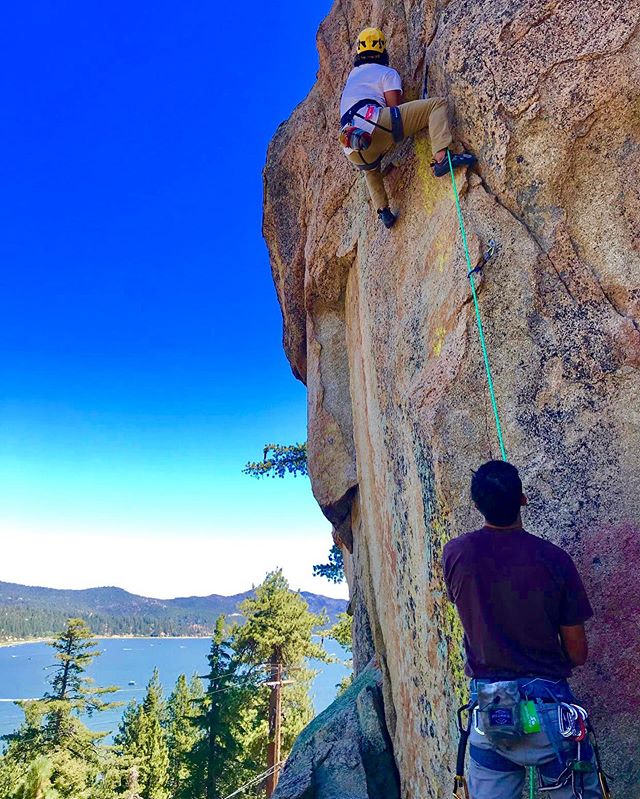 Feeling so grateful and rejuvenated having spent time in Big Bear connecting with earth and all its magic. Grateful for Gustavo and his girlfriend Bri for taking me out climbing for my 2nd time outdoors, being supportive and hilarious lol. Most of al