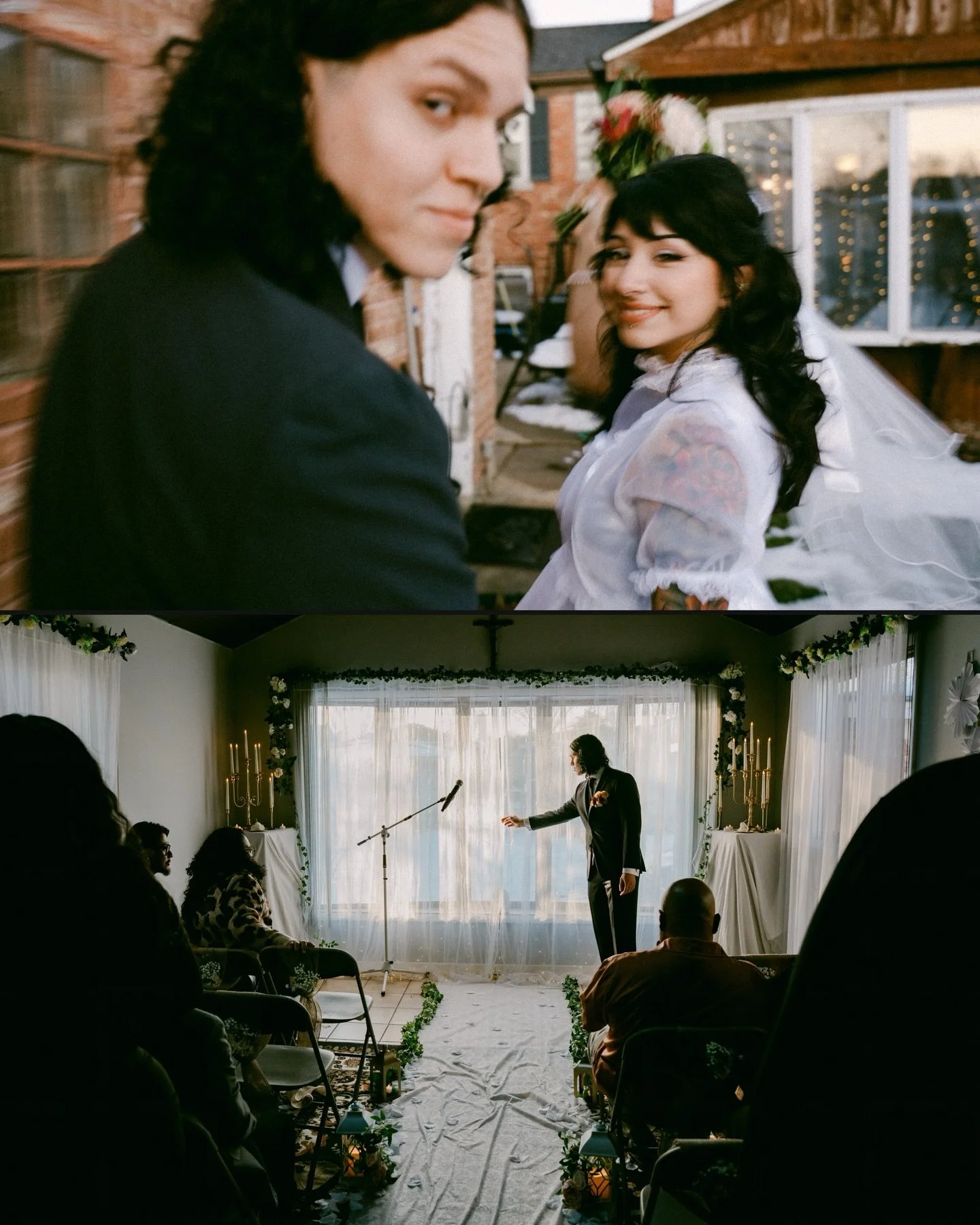 Z &amp; Eric&rsquo;s at-home wedding. In every room, love was tangible; it reminded me of all the family parties I went to growing up. Thank you for letting me document your special day. 🥹

( also did u see my cameo appearance? 😛)

#chicagoweddingp