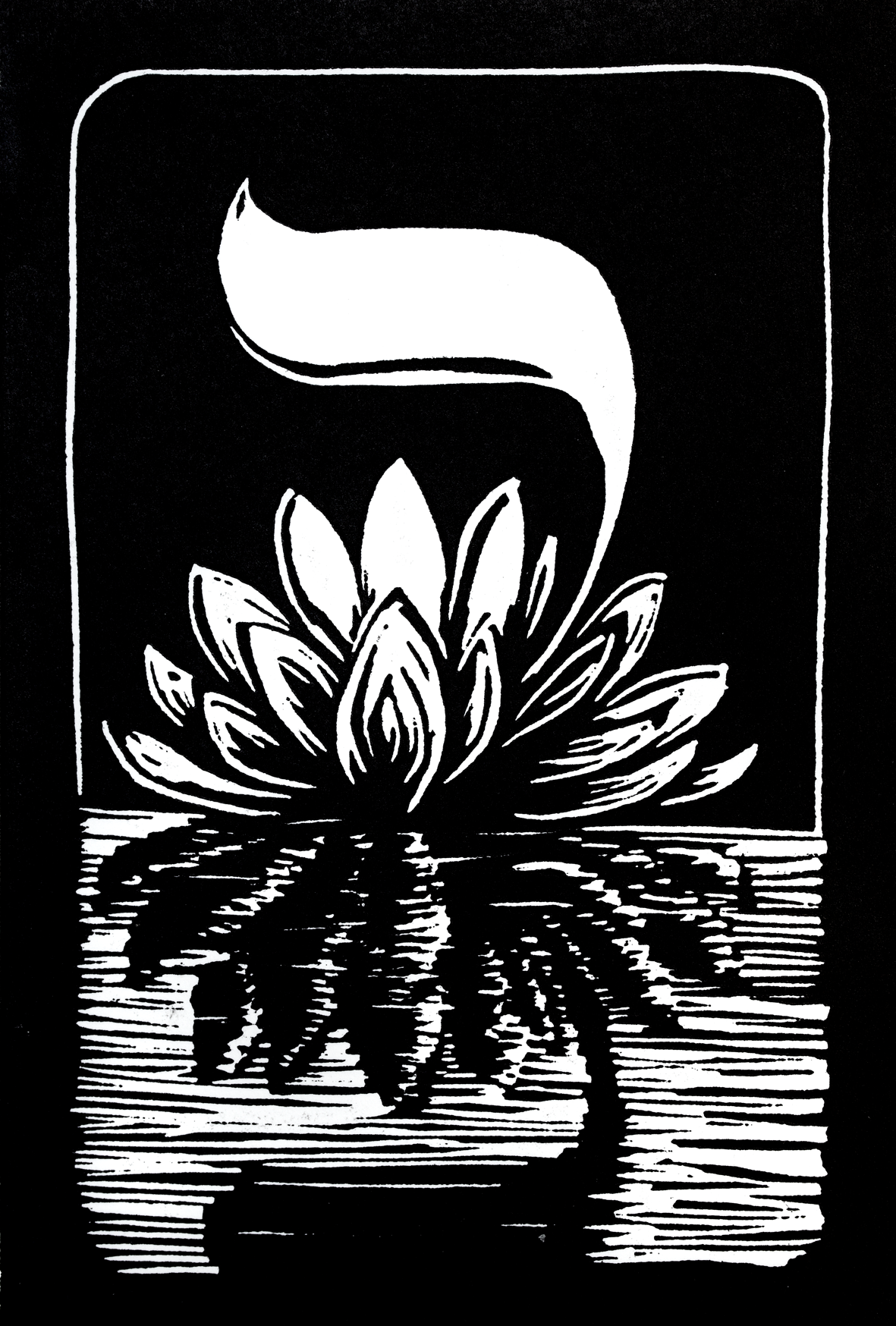 Reish for Intuition Flower: White Nymph Waterlilly (Nympaphaea Violeacea)
