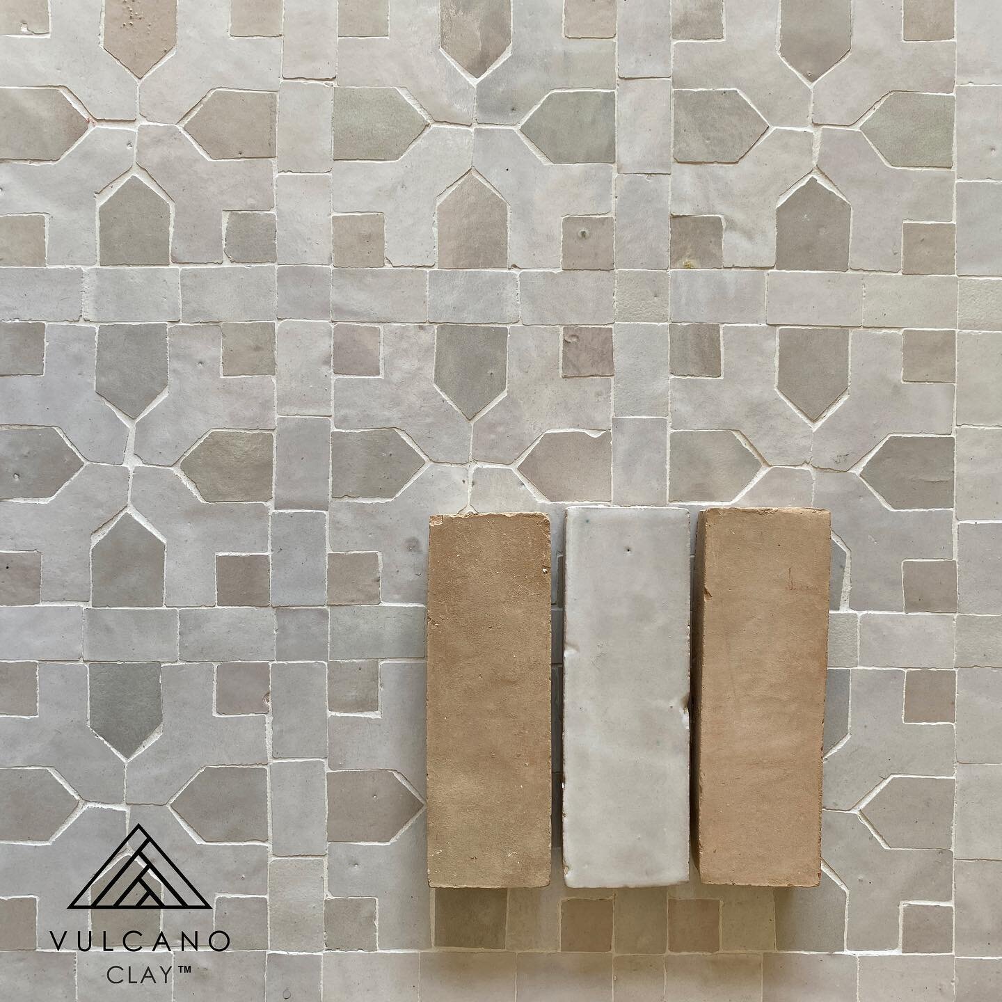 Simple, organic, rustic and entirely handmade with extraordinary skill, our Moroccan Panels in soft white grey tones pair well with Bejmat floors.