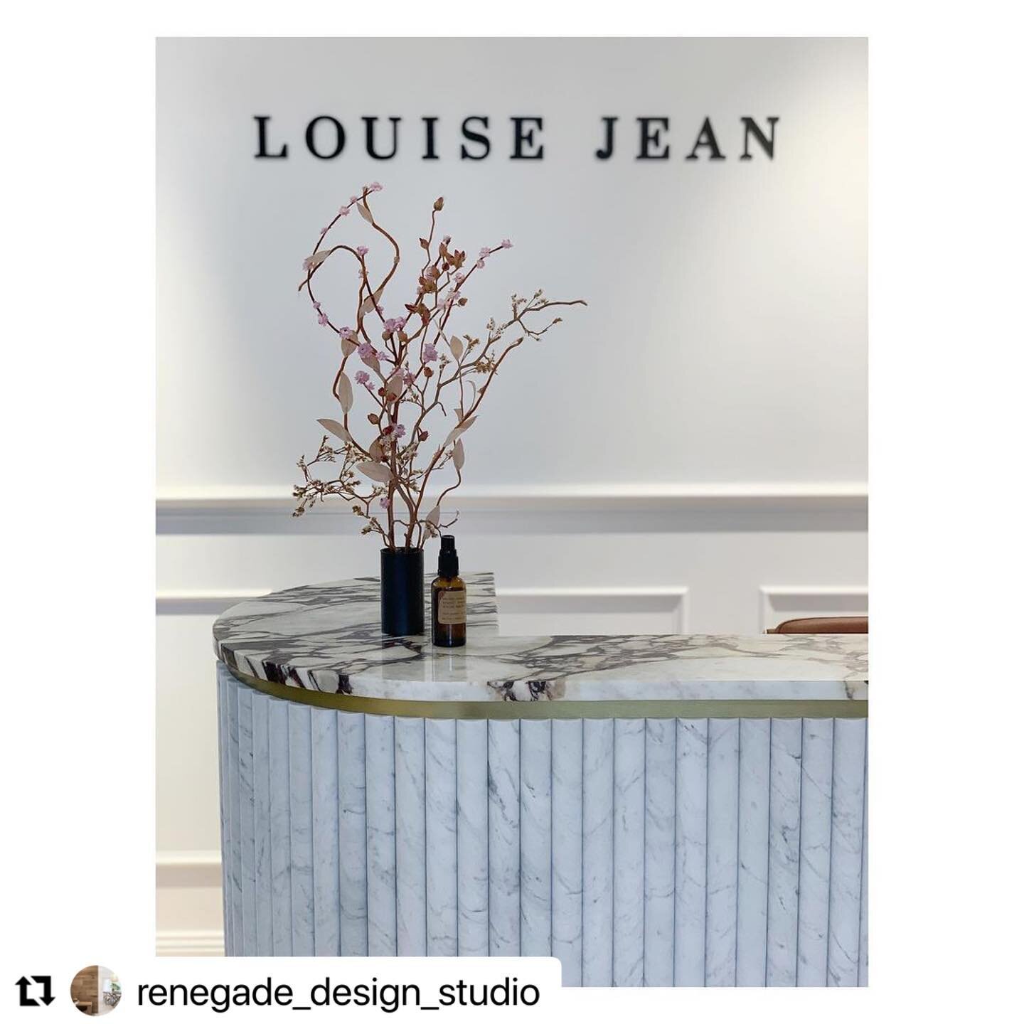 The recent fit out of the Louise Jean jewellery showroom at Peregian Beach with stunning design by @renegade_design_studio using our very well selected Carrara Flute tiles. Supplied by @ceramicasenio these 940mm individual flutes are reinforced and a