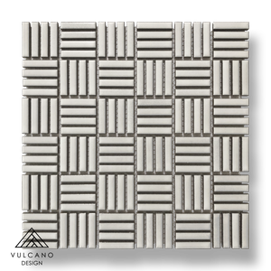 MOYA Mist Crosshatch Japanese Porcelain Mosaic – Authentic Mino