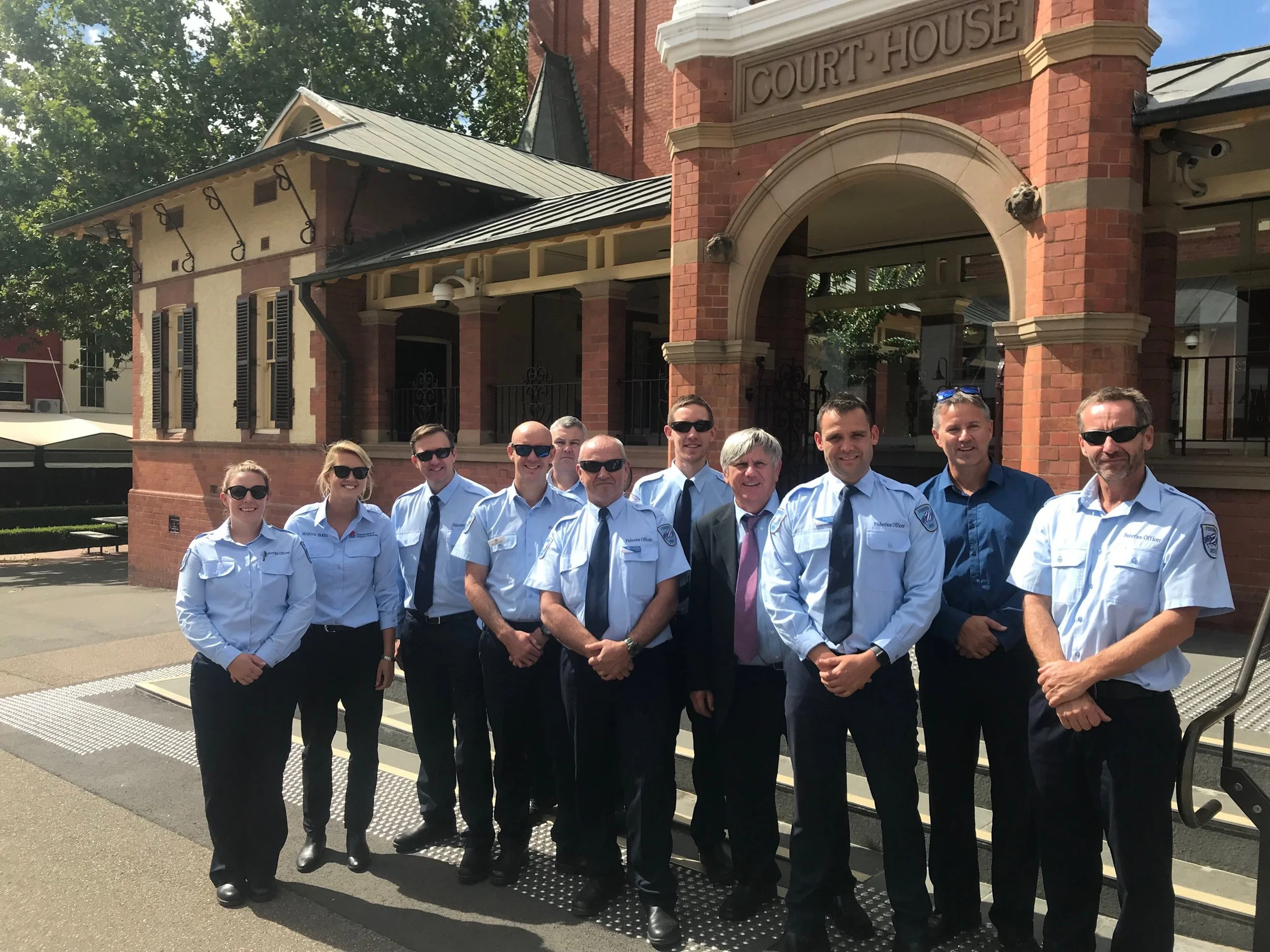 NSW Fisheries officers complete Certificate IV in Government Investigations 