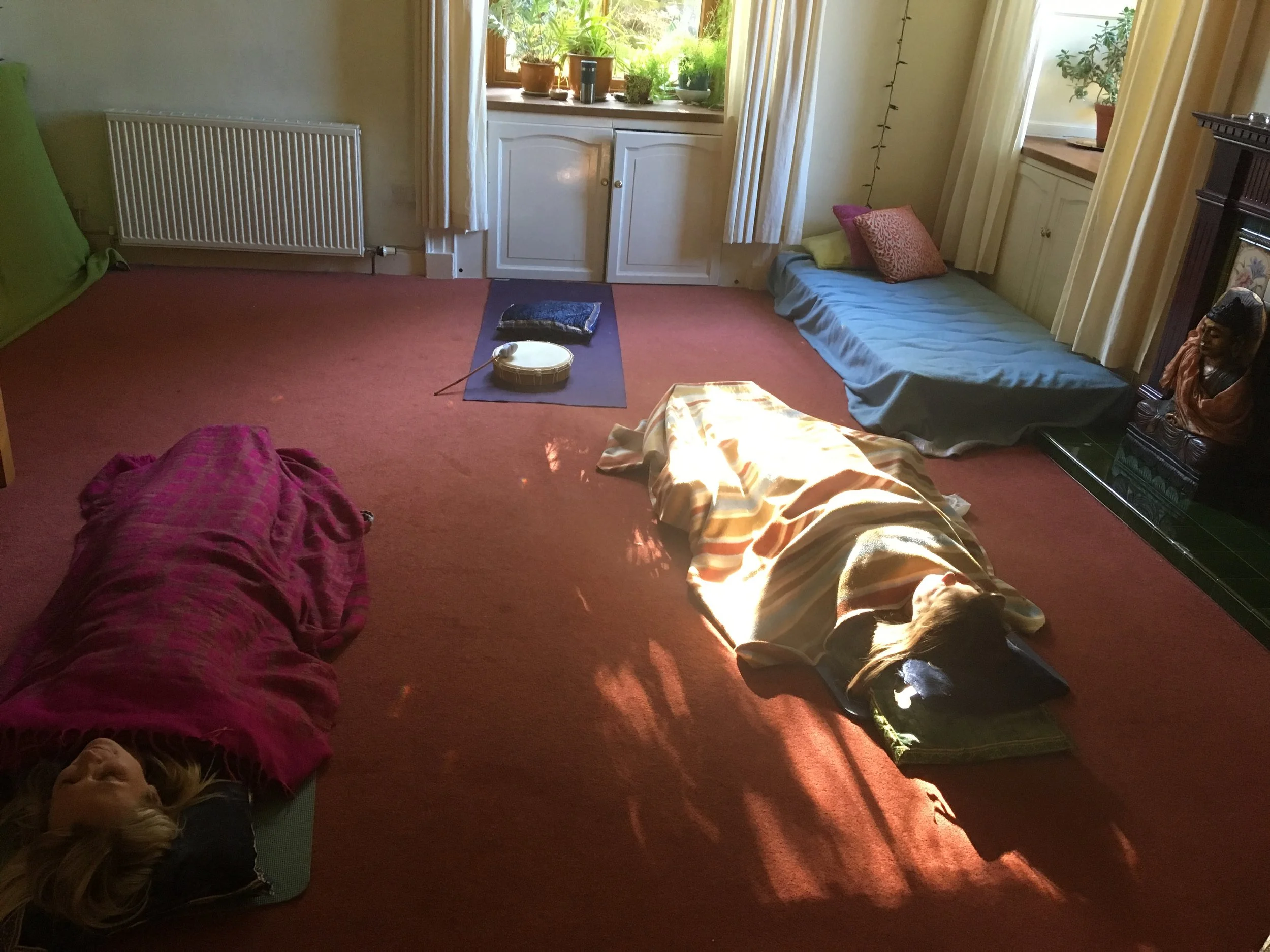 This was a small group healing session in Findhorn