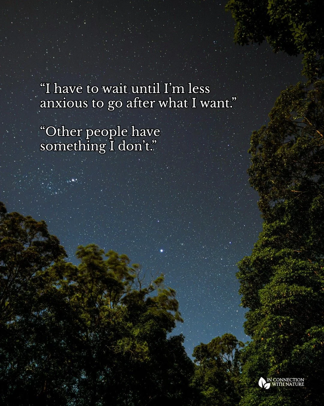 Sometimes what&rsquo;s keeping you stuck isn&rsquo;t a lack of talent, opportunity, or potential. It&rsquo;s the false beliefs you&rsquo;ve quietly accepted as truth when you actually have all of it.

Thoughts like &ldquo;Other people have something 