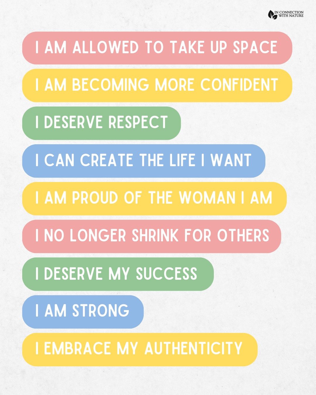 This Women&rsquo;s Month, let&rsquo;s celebrate the power, strength, and resilience of women everywhere. 💫

Affirmations are a simple yet powerful tool to help women step into their confidence, honor their worth, and reclaim their voice. By repeatin