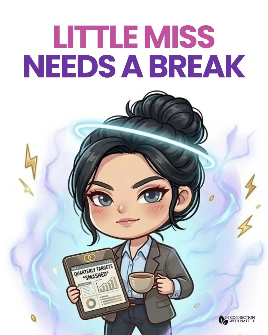 Hi Little Miss Needs a Break!

I see all that you&rsquo;ve done. All the late nights, the extra effort, the moments you showed up even when it was hard. I see the wins, both big and small, that no one else may have noticed.

It&rsquo;s okay to pause 