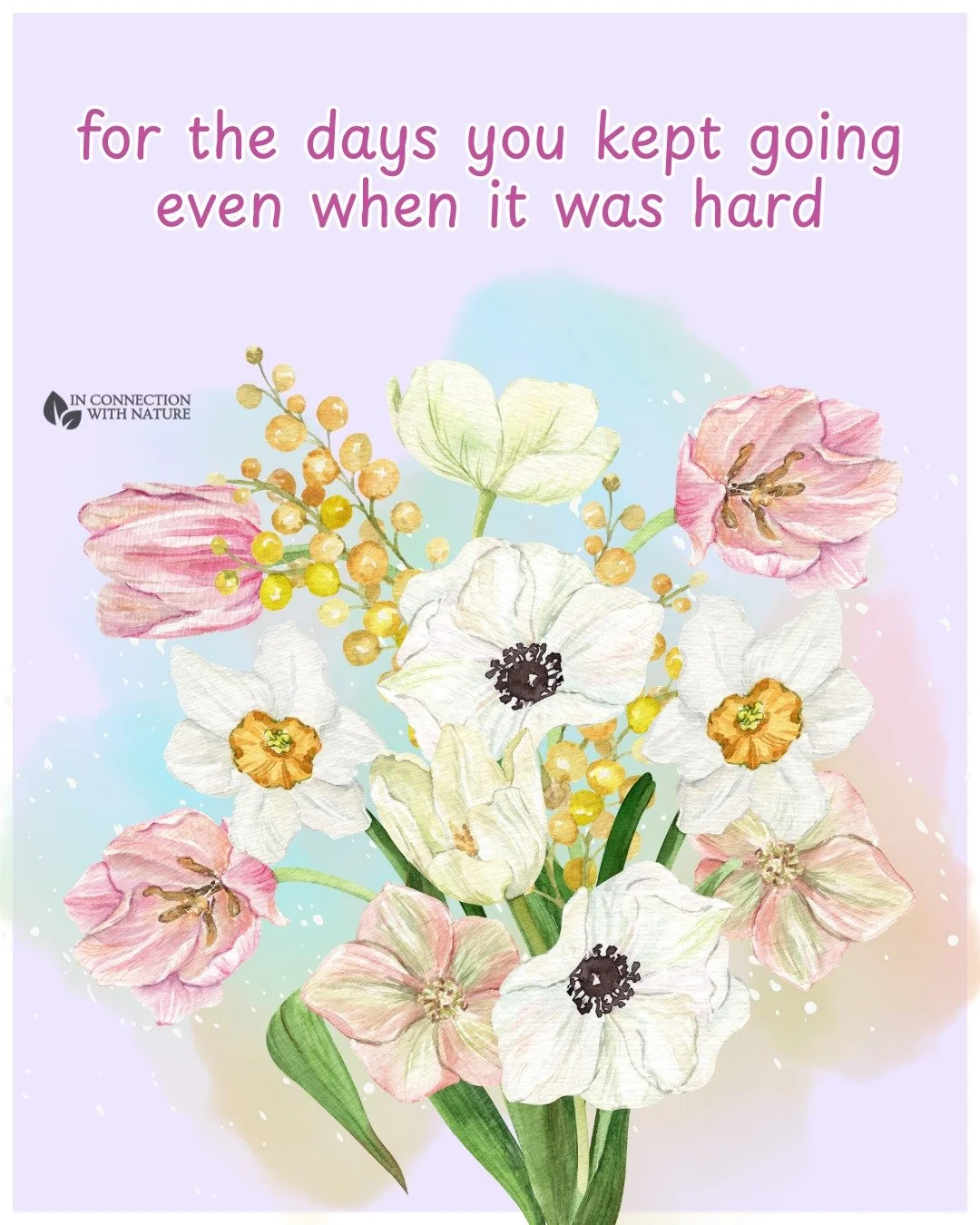 This is for the days you kept going when it was hard.

I see you. The days when everything felt heavy, when your energy was low, and when even the smallest task took effort, but you still showed up. You still tried. You still moved forward, even if i