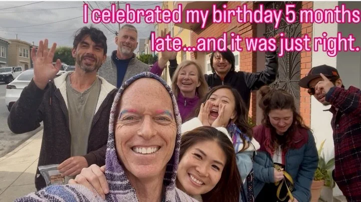 I didn&rsquo;t celebrate my birthday last year.

Not because I didn&rsquo;t want to&hellip;
but because life felt like too much.

House hunting. Moving. Logistics.
My nervous system wasn&rsquo;t in a place to receive celebration.

So instead of pushi