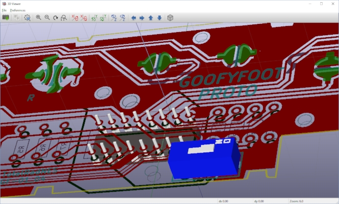 New Circuit Design 3d Model - Not the actual switch