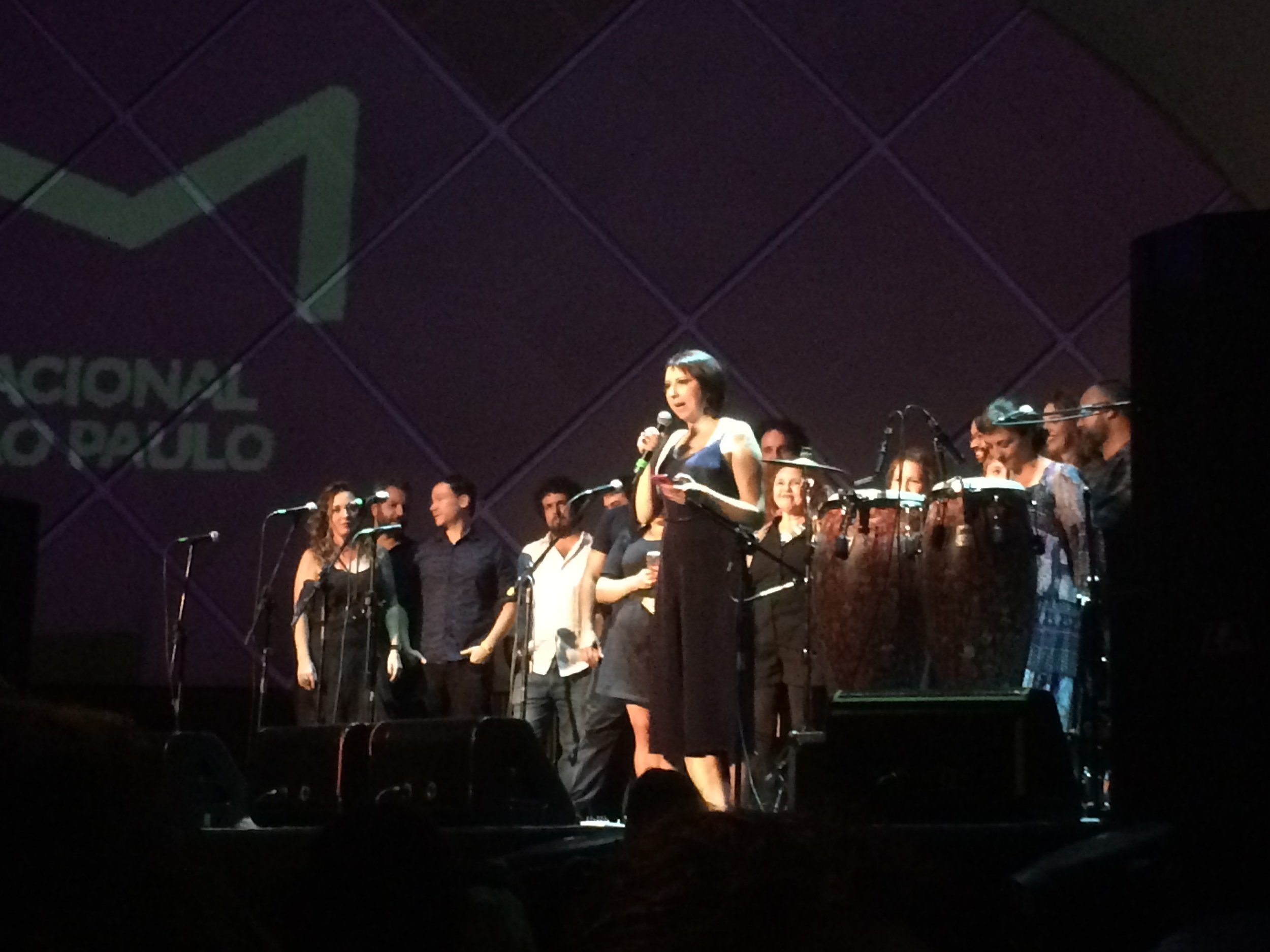 Fabiana Batistela delivering a great speech