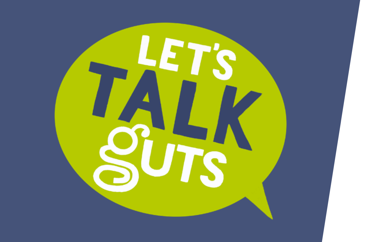 Let's Talk Guts logo for Guts UK, the charity that took on The IBS Network's services