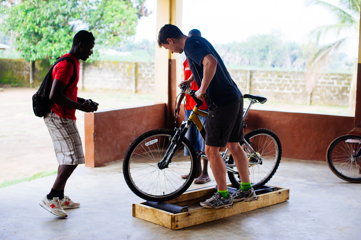 First day of the trip was bike assesment, changing seat heights and pedals. 
