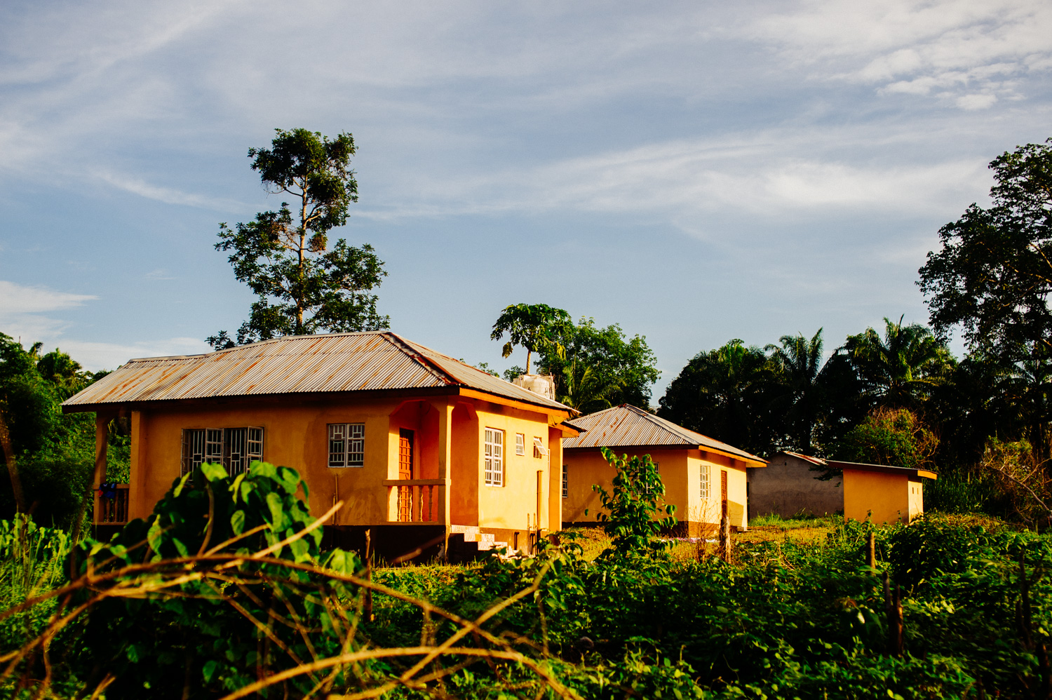 Some of our accomdation right in the middle of a jungle