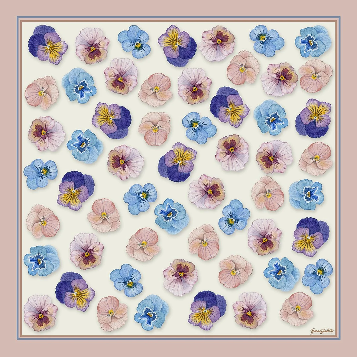 FANCY PANSY 75% BOMULL+25% SIDEN