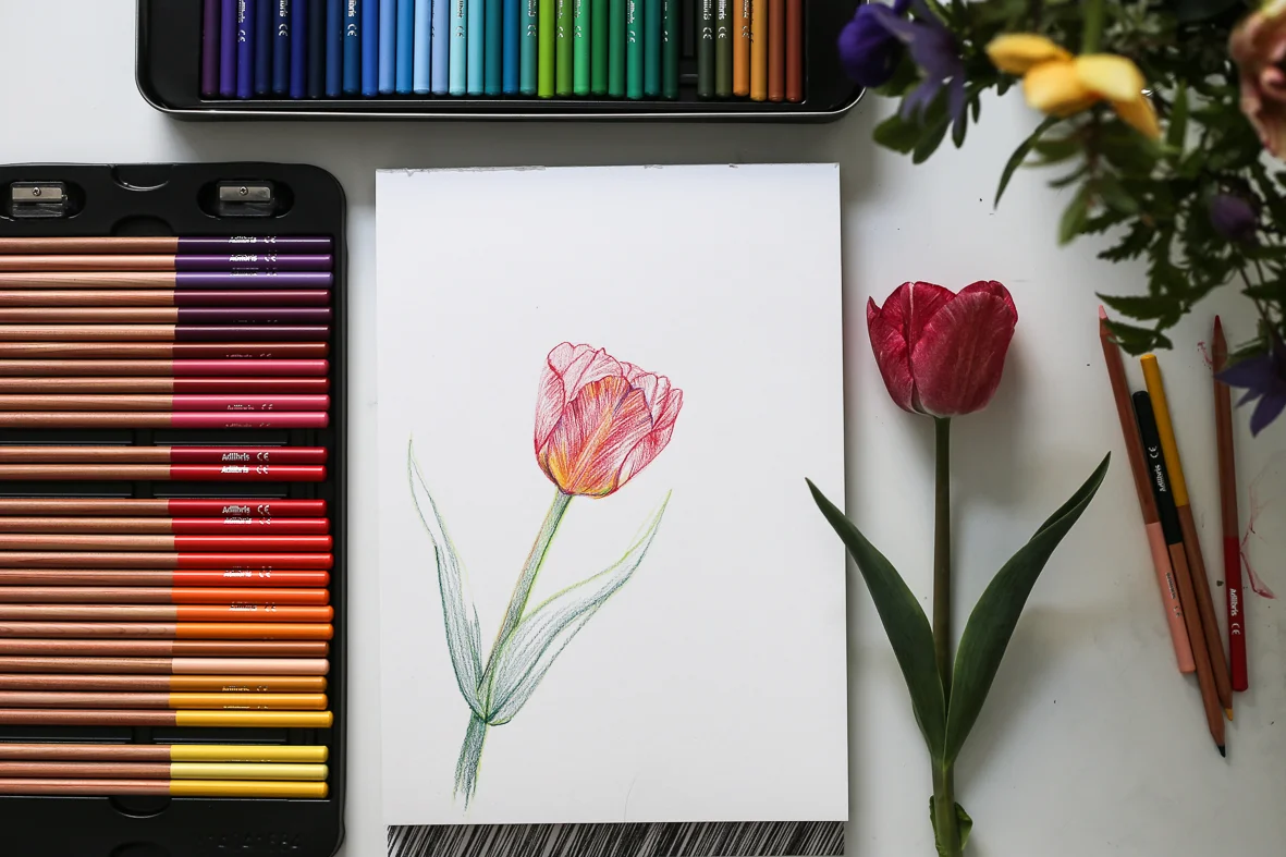SÅ HÄR RITAR JAG BLOMMOR — Hanna Wendelbo Design