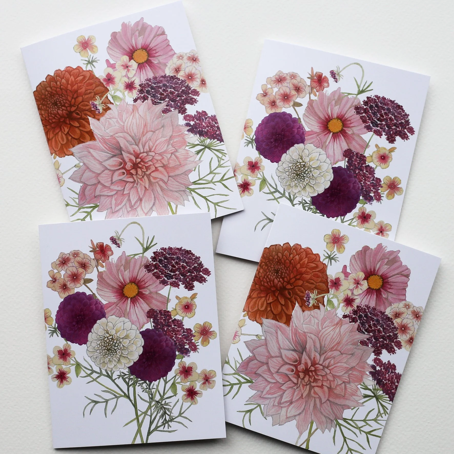 4-PACK DUBBAL KORT DAHLIOR