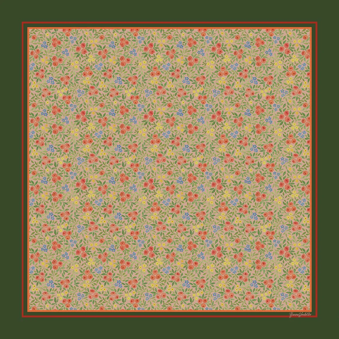 WENDELBLOOM SCARVES 100% SIDEN