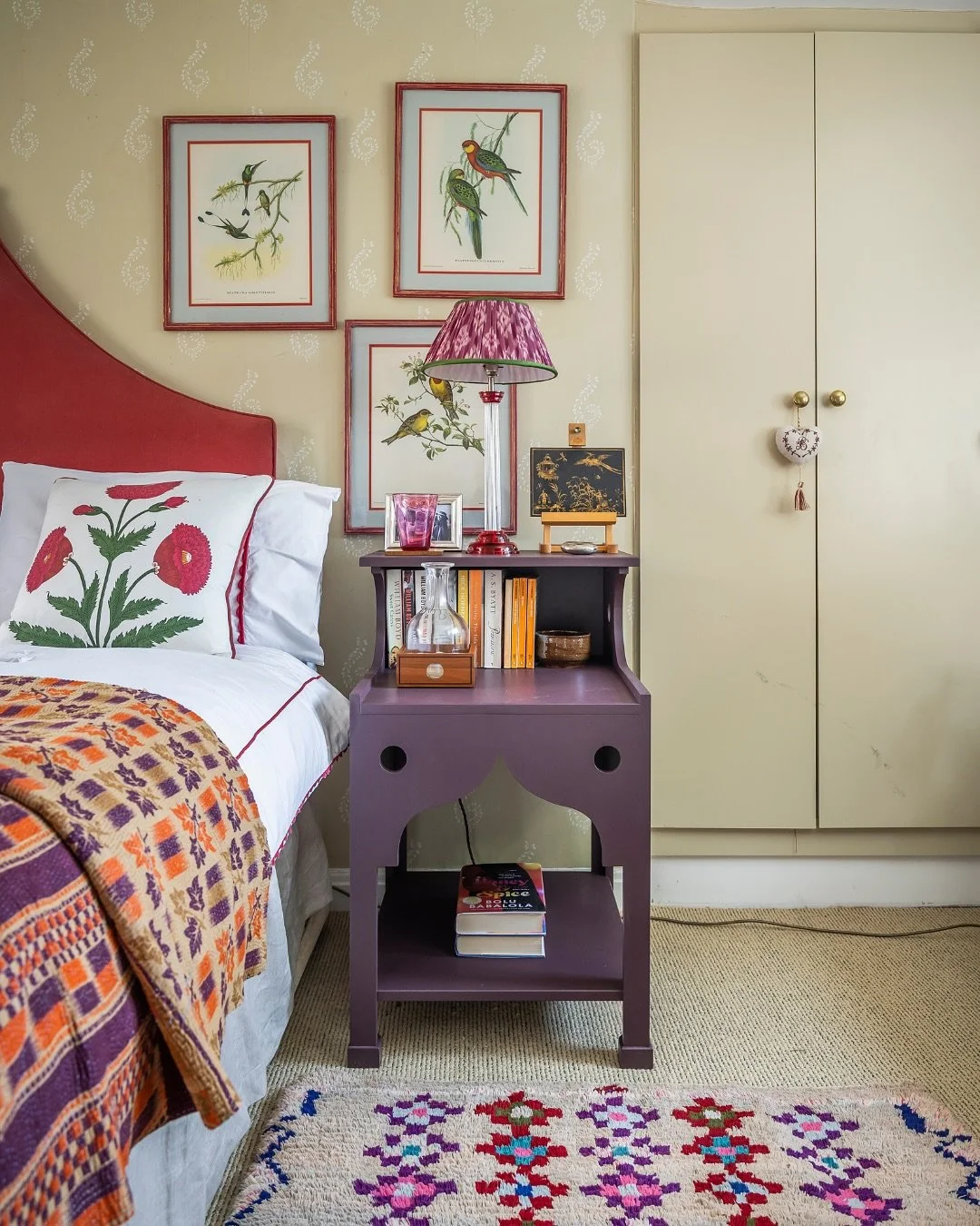 A little Moroccan magic ✨

This handwoven Moroccan wool rug adds warmth and texture to this bedroom &mdash; proof that a rug is essential beside the bed at this time of year! 👣 

We&rsquo;re heading to Morocco in a few weeks, so please email/DM us i