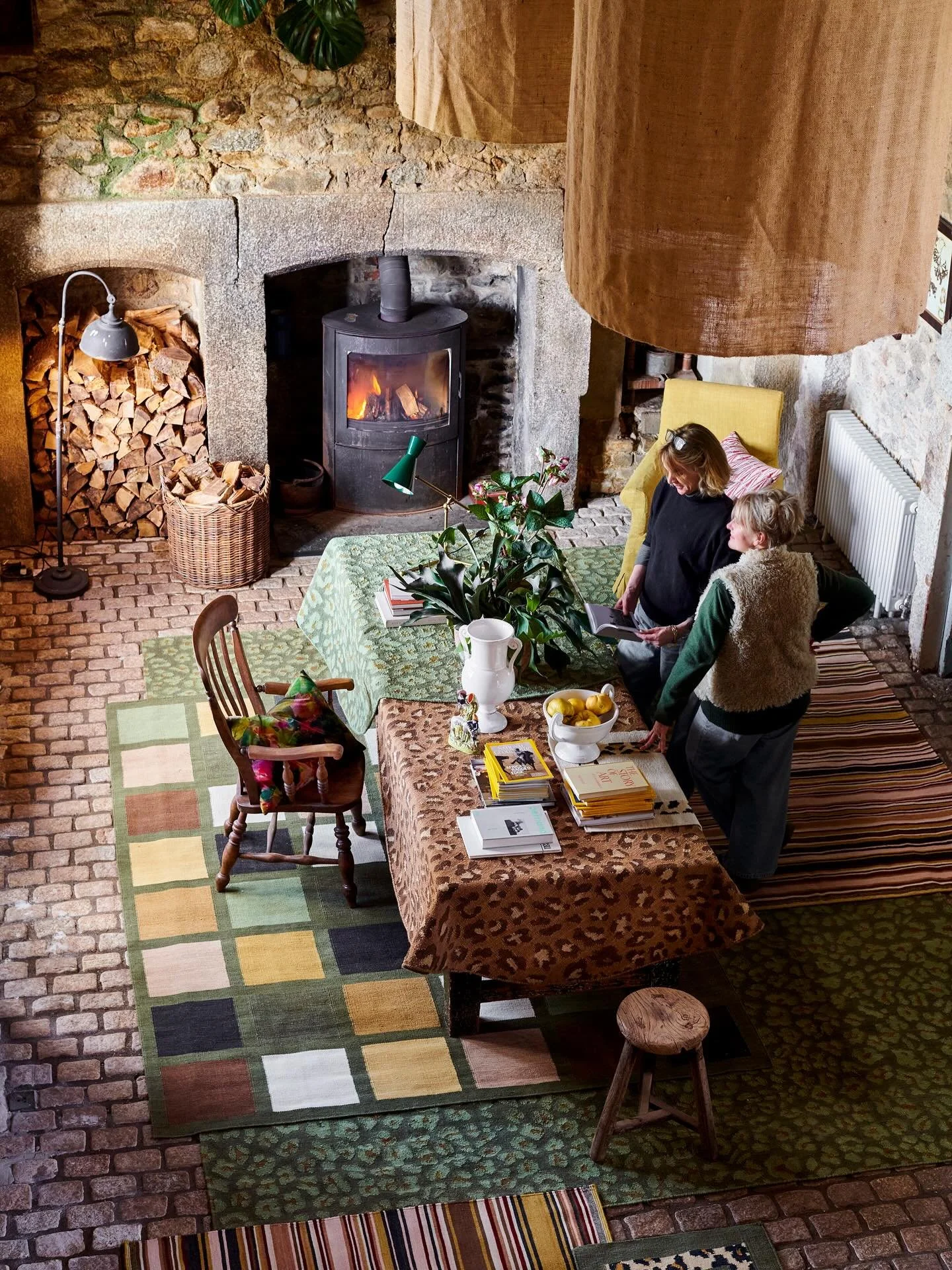 Last year on our shoot day, having fun with our leopard, stripes and patchwork collection. I have to say it was absolutely freezing! But we are strong women! If not a little camera shy!! ☺️ 

📸 @pollywreford 

#internationalwomensday #rugs #leopardr