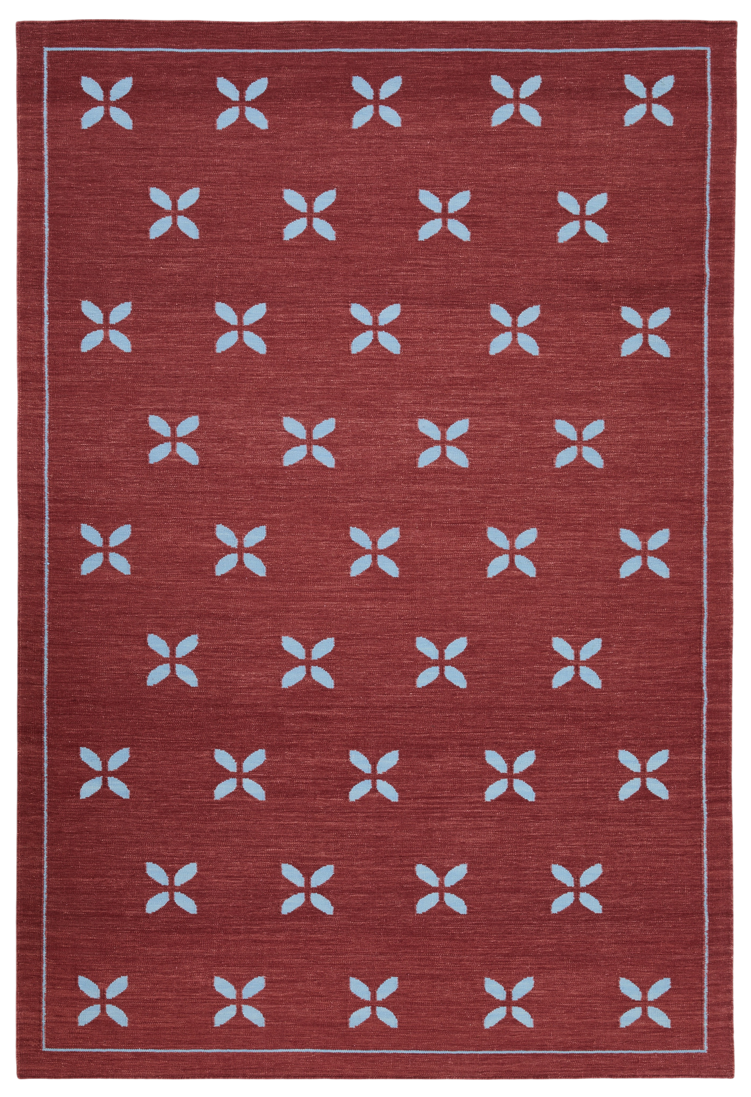 Zella wool rug burgundy and sky blue.png