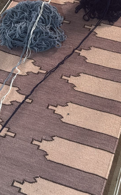 Minaret Wool Runner and Rug - Dusky Rose