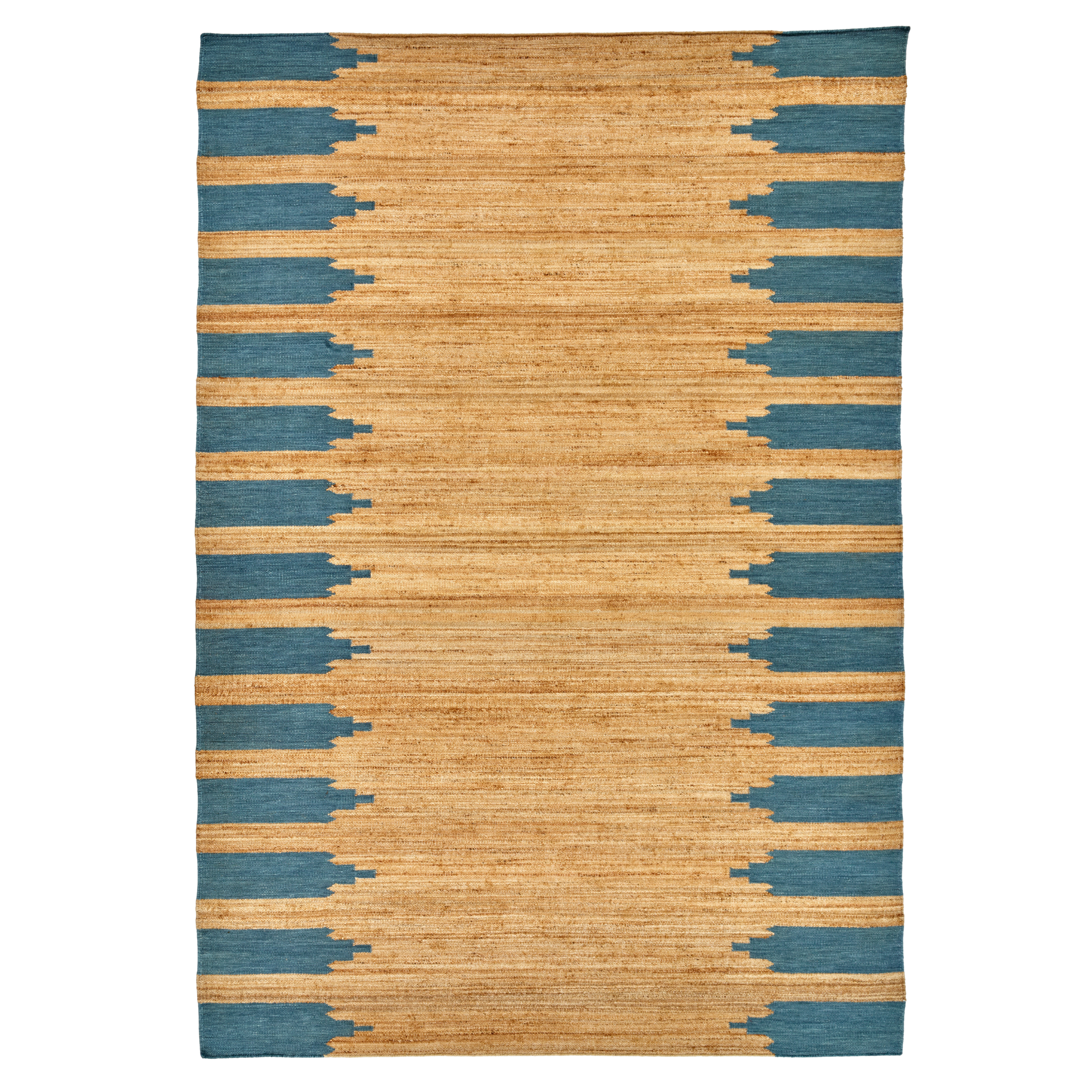 Minaret Jute Runner- Antique Blue