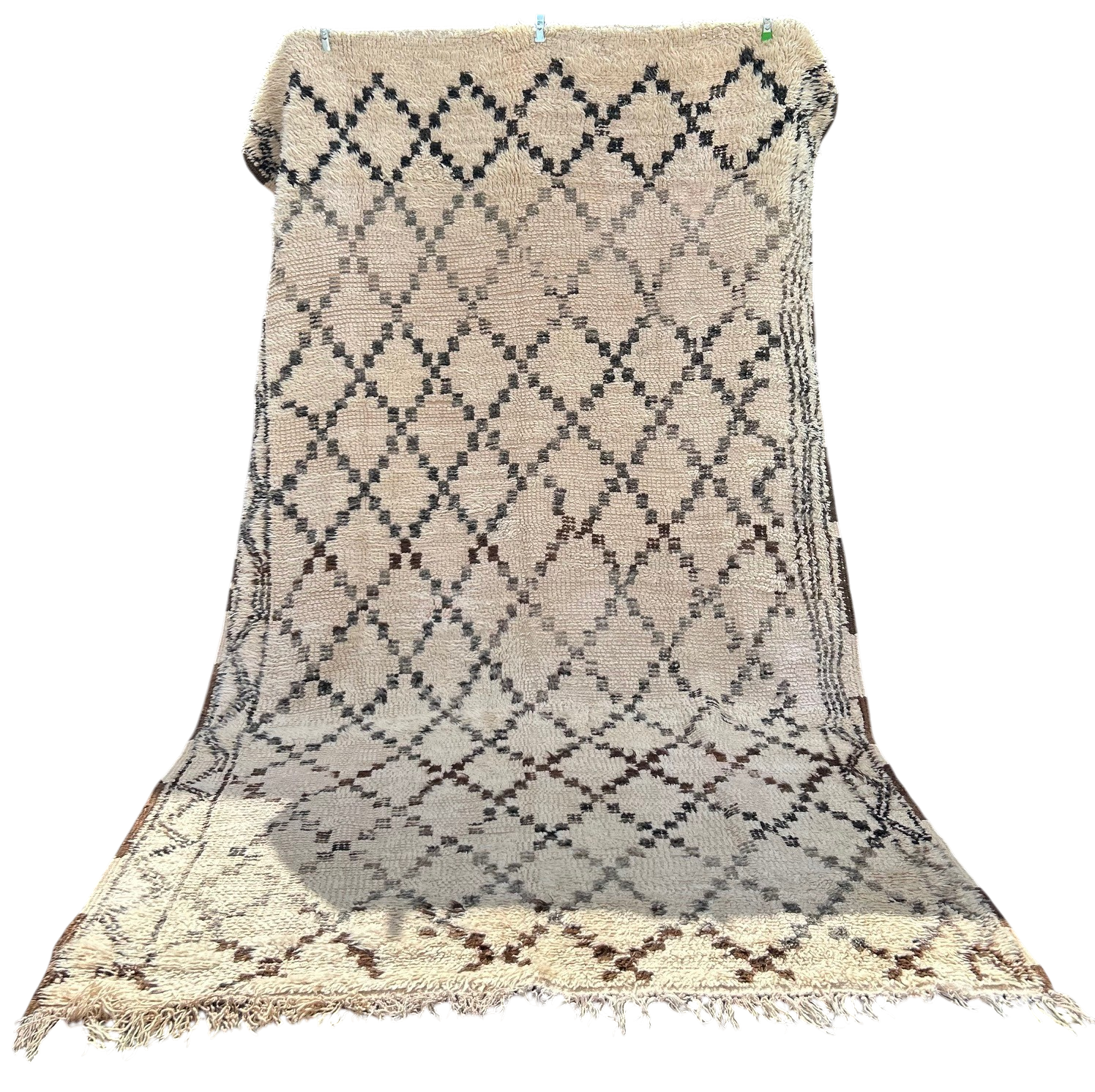 Brown Beni Ourain Rug 320 x 185 cms