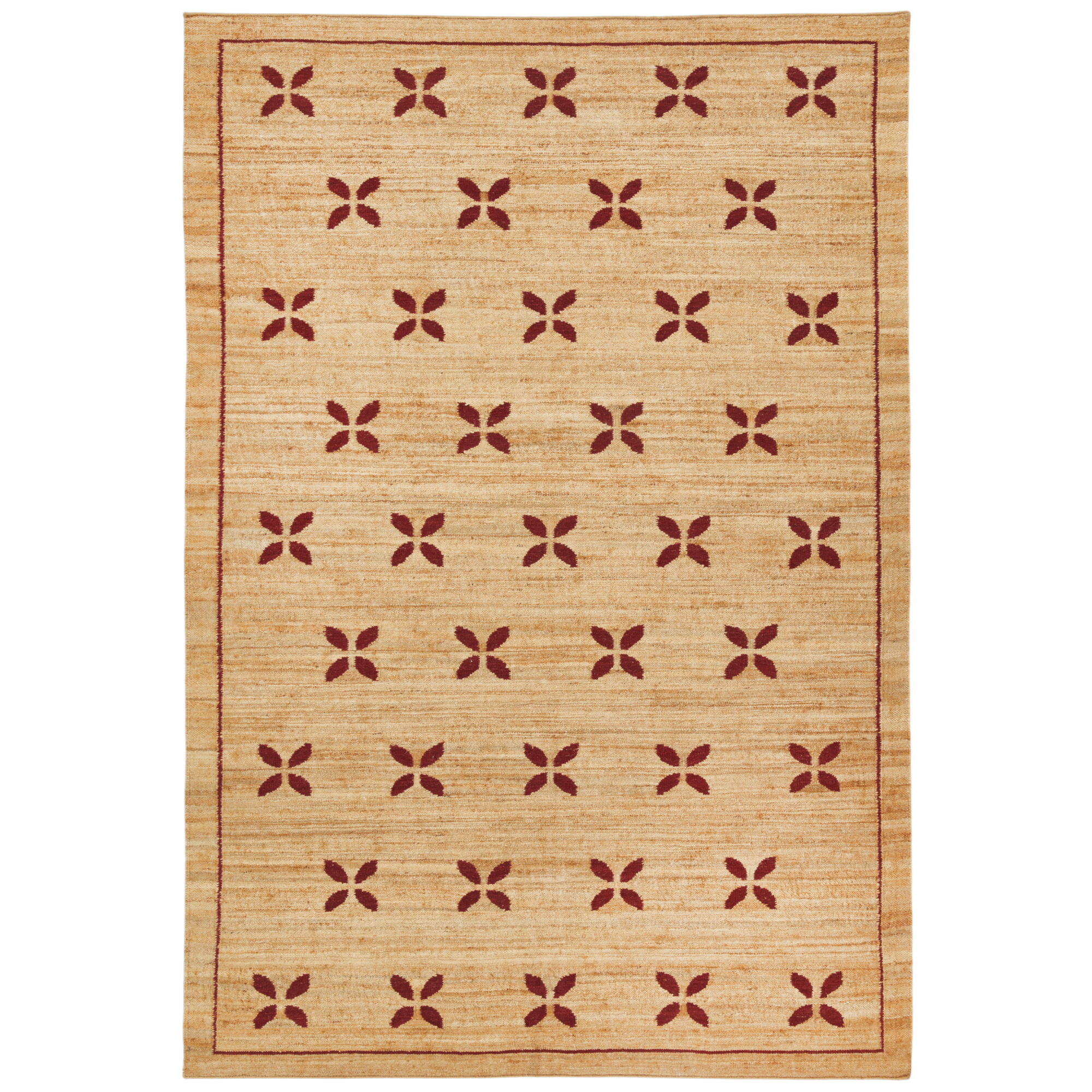 Zella - Jute Rug and Runner -Cherry