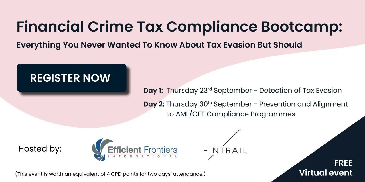 Financial Crime Tax Compliance Bootcamp in partnership with EFI
