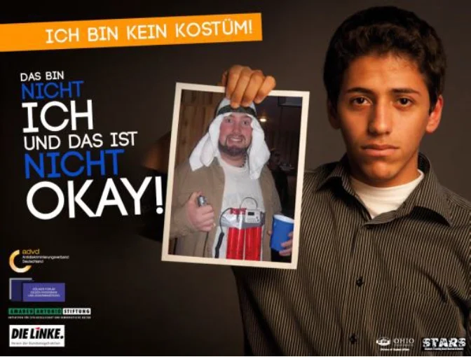 "Ich bin kein Kostüm" - Forum gegen Rassismus und Diskriminierung initiiert Plakatkampagne
