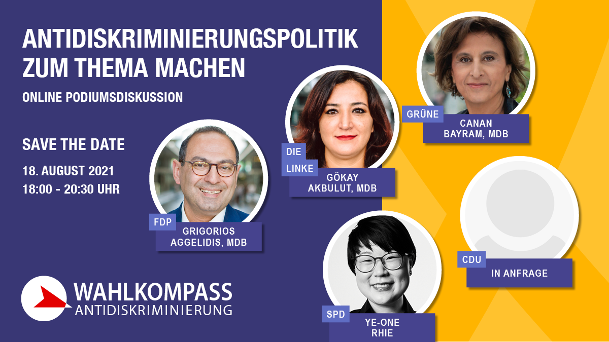 Save the Date: "Antidiskriminierungspolitik zum Thema machen"