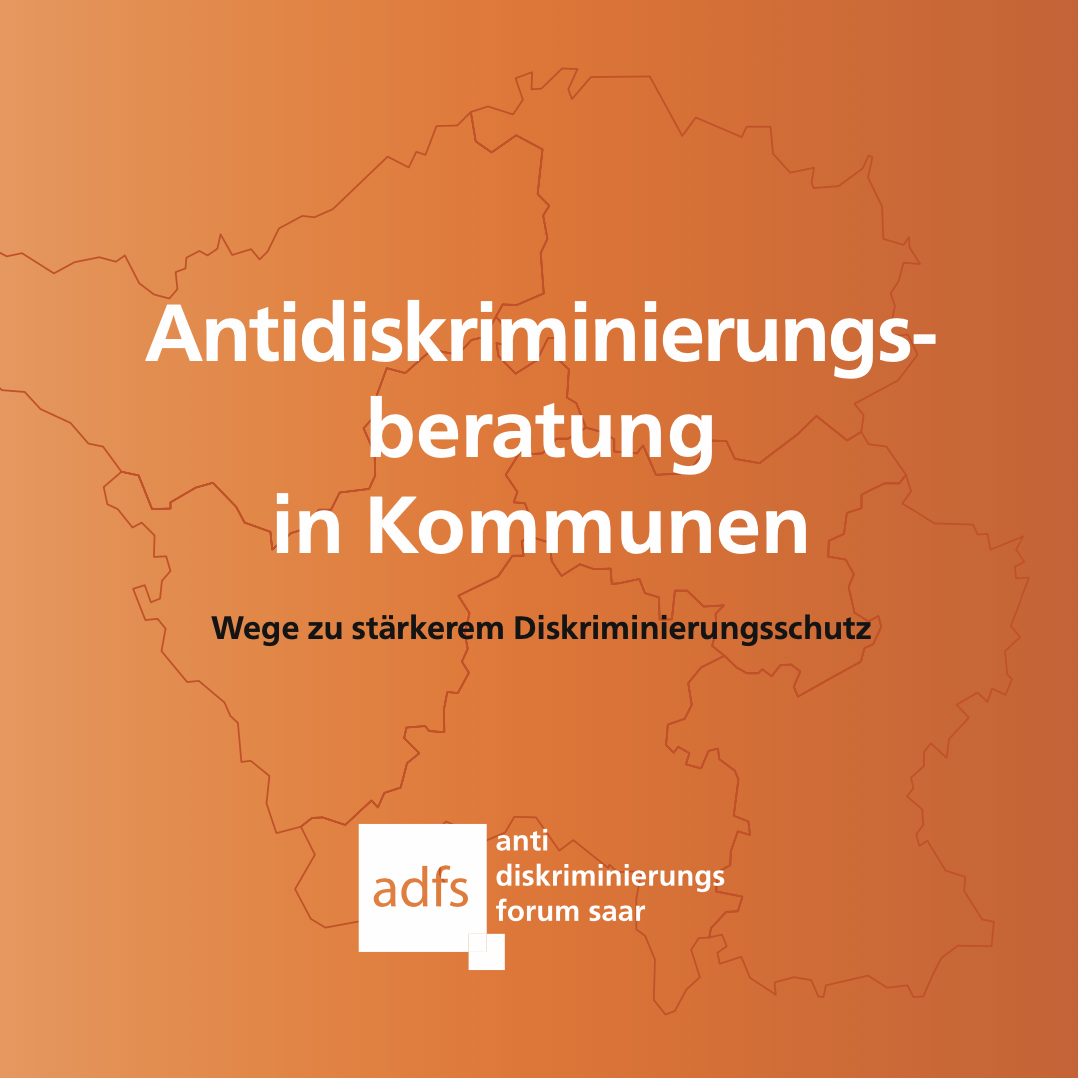 adfs (Broschüre): Antidiskriminierungsberatung in Kommunen – Wege zu stärkerem Diskriminierungsschutz