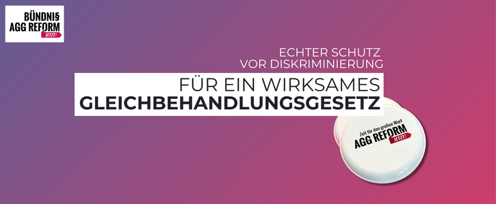 20 Jahre AGG: Bündnis fordert mit Petition umfassende Reform des Antidiskriminierungsrechts&nbsp;