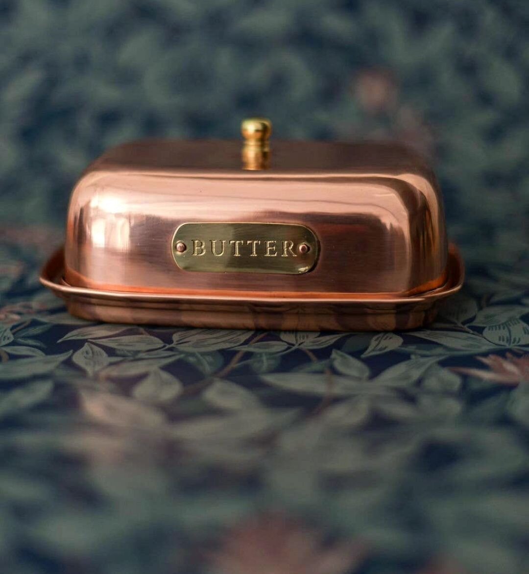 Why not.....spent the day thinking about all of the orders.....and this one I just couldn't leave behind.....the perfect butter dish for anyone....come celebrate Spring at the Mercantile.....

#butter #shopsmall #smallbatch #wyominglife #wyoming #wyo