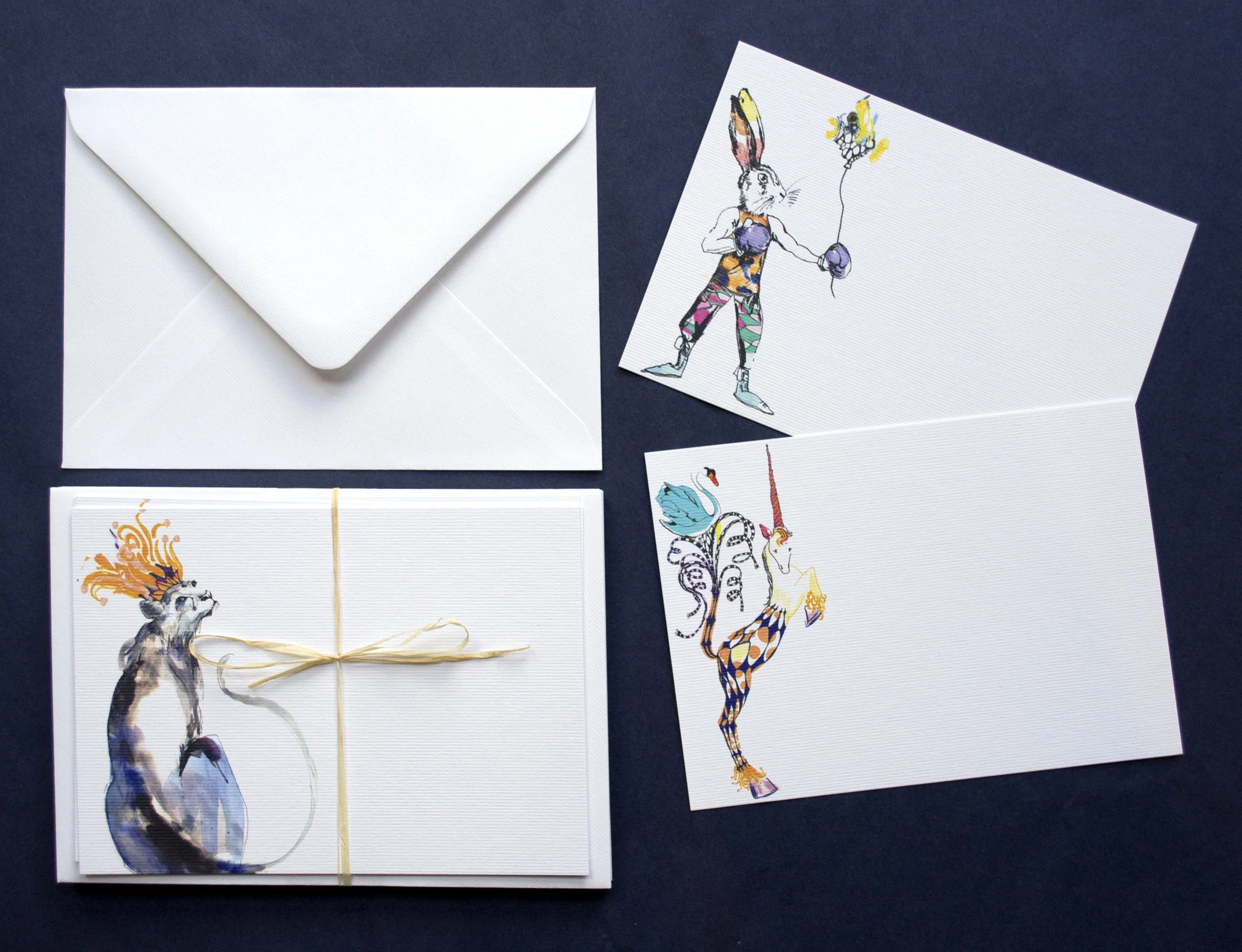 circus animal stationary set
