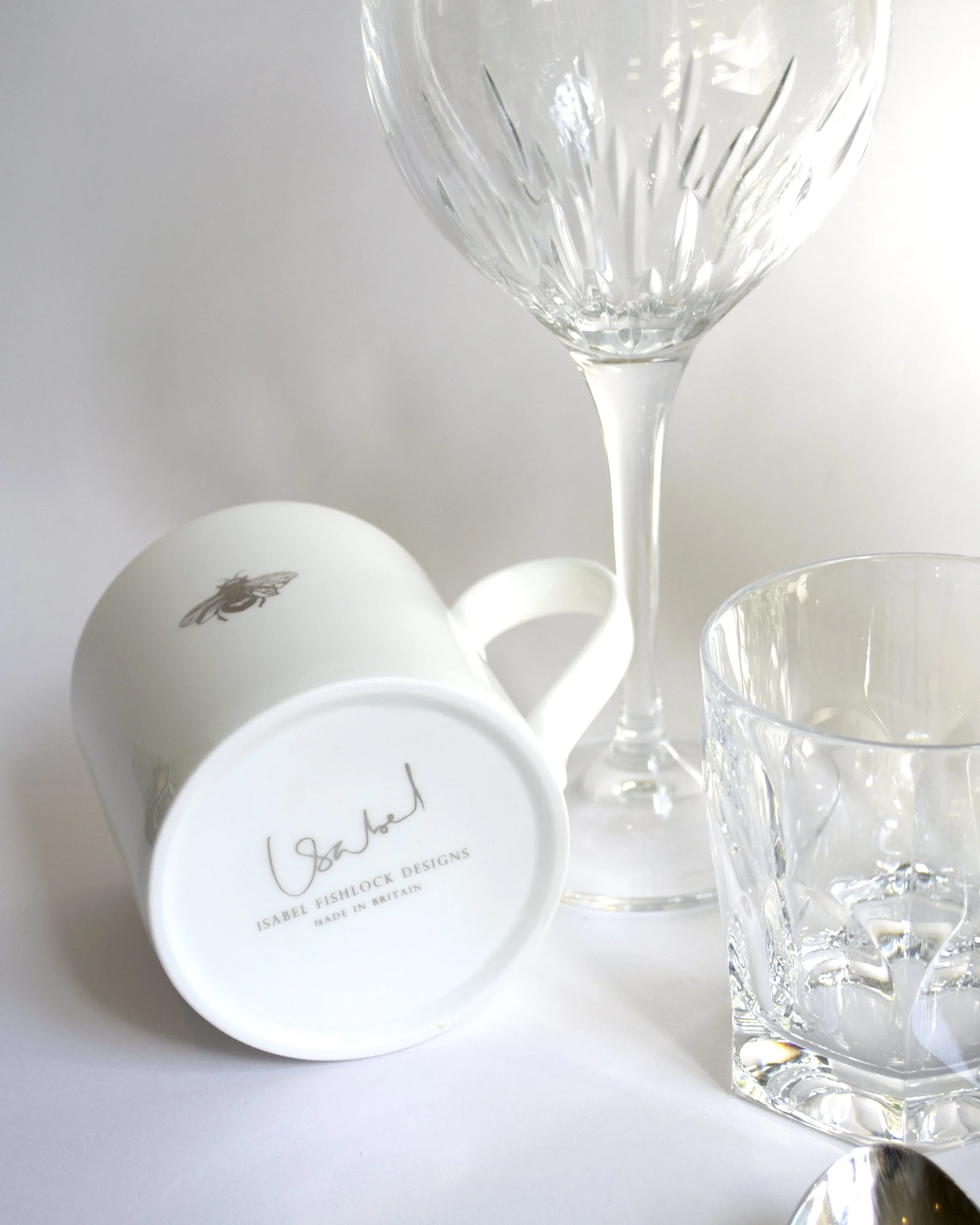 silver bee mug isabel fishlock