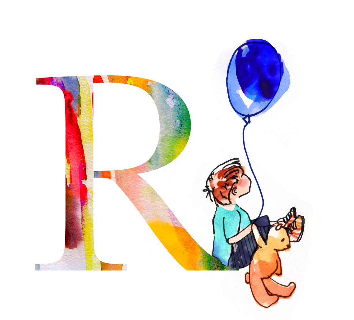 childrens name illustration R