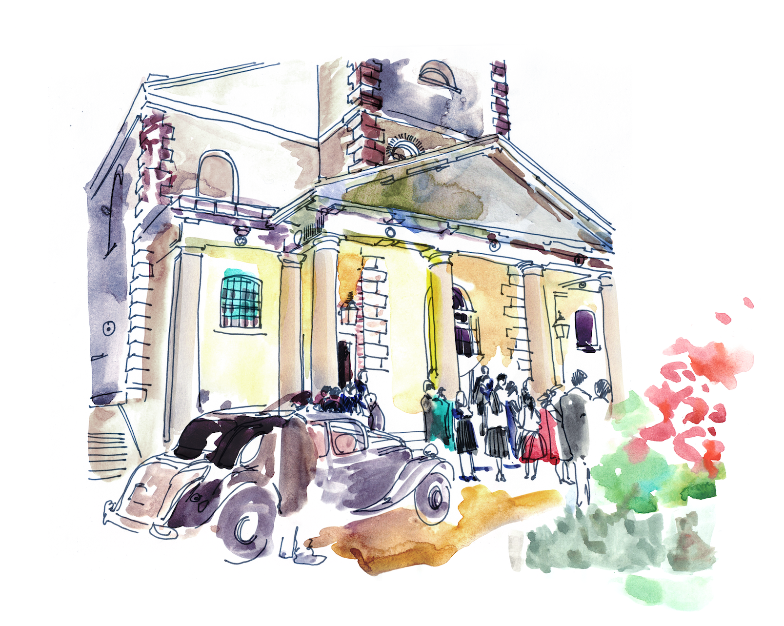 isabel fishlock church illustration