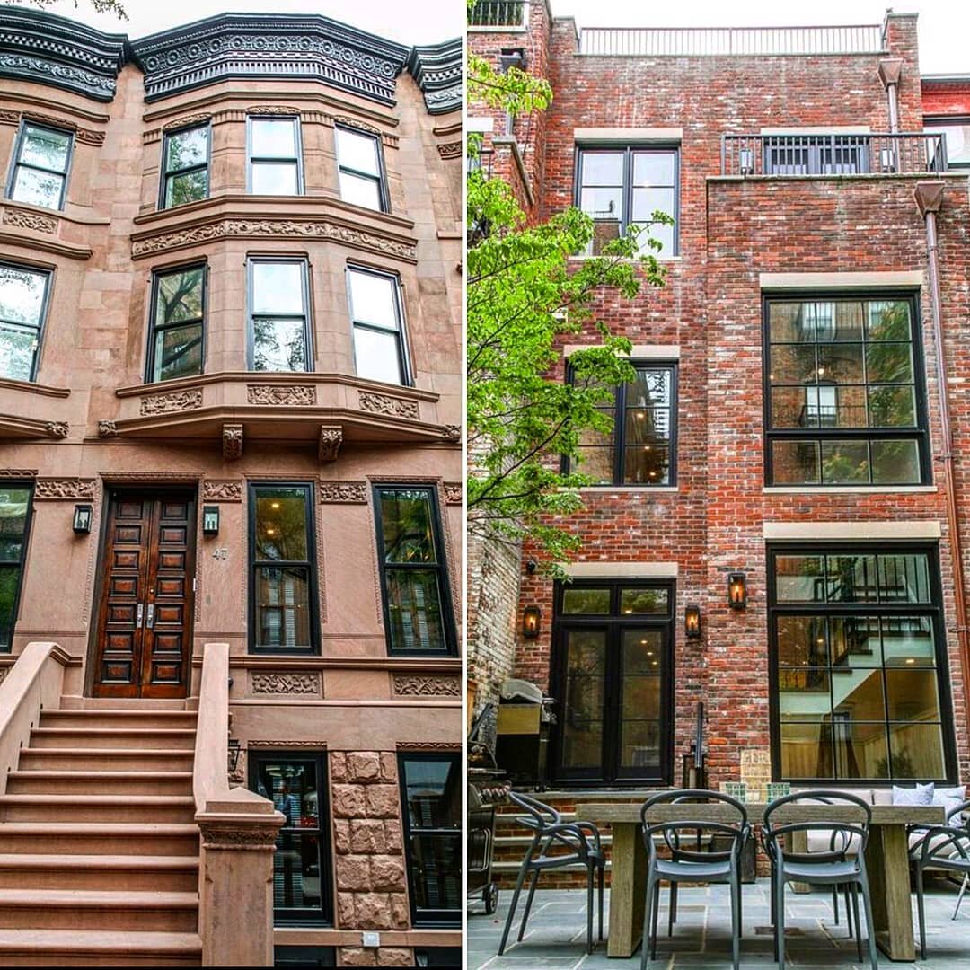 Which do you prefer, the front facade (classic, traditional brownstone) or the rear (contemporary townhouse)❓We prefer both 😁‼️

#aktdesigns #architecturaldesign #architecture #architecturedaily #architecturelovers #architecturedaily #brownstonerest