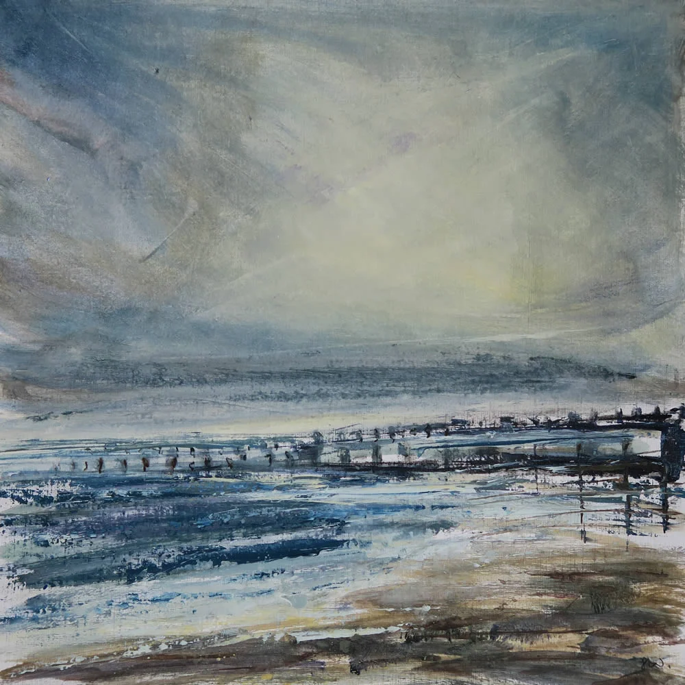 Dusk at Climping Study II
