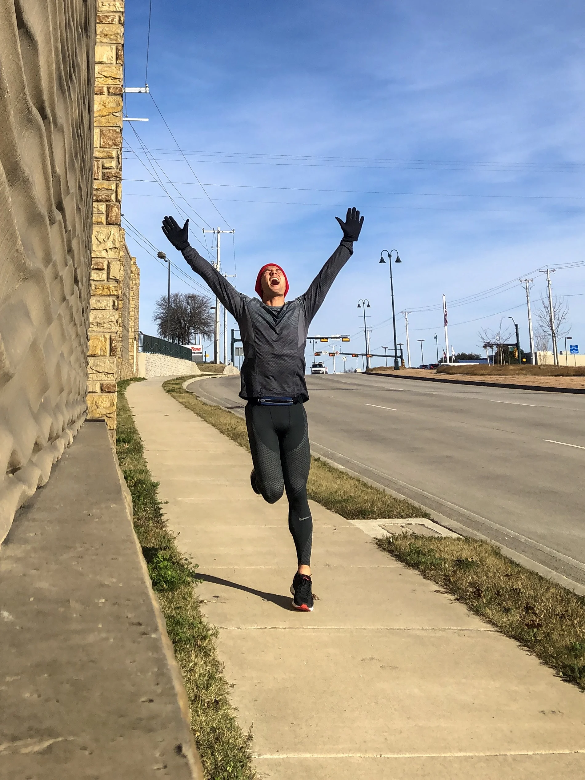 Celebrating life with a 10 mile Sunday Funday run in The Colony, TX