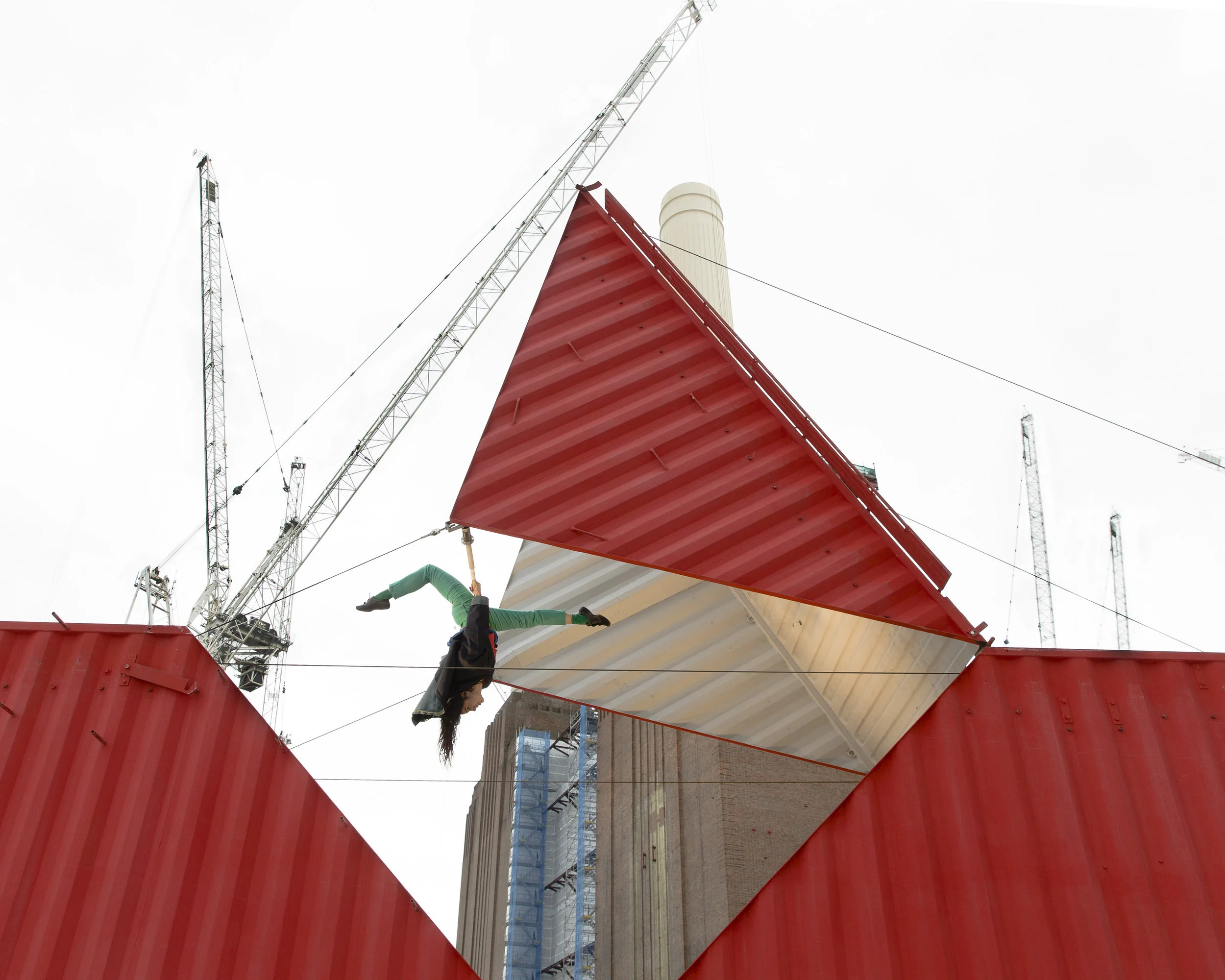 ‘Origami’ performed by Satchie Noro, Dance Umbrella, Battersea Power Station, London, UK - 11 Oct 2017