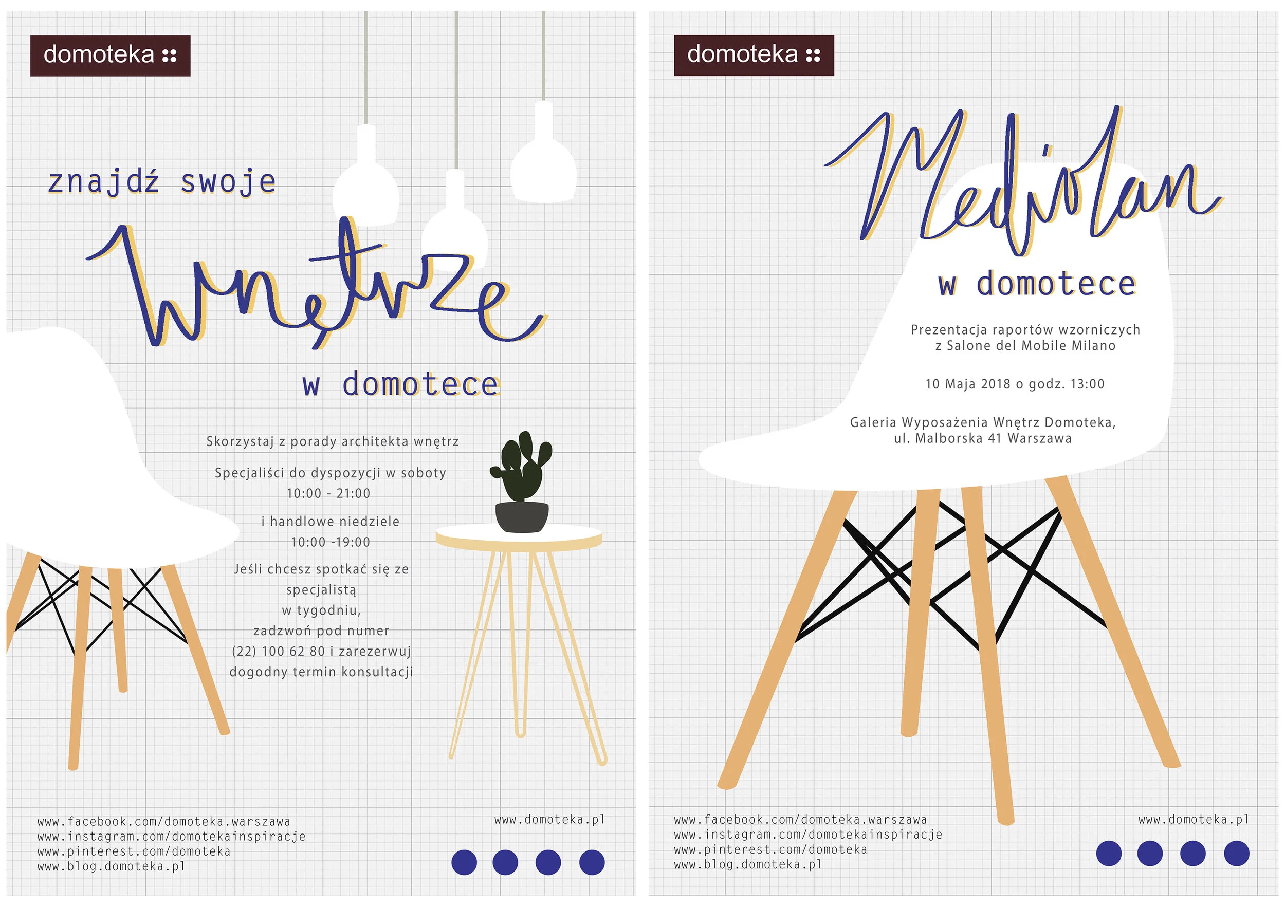 ‘Find your interior in Domoteka’ & ‘Milan at Domoteka’