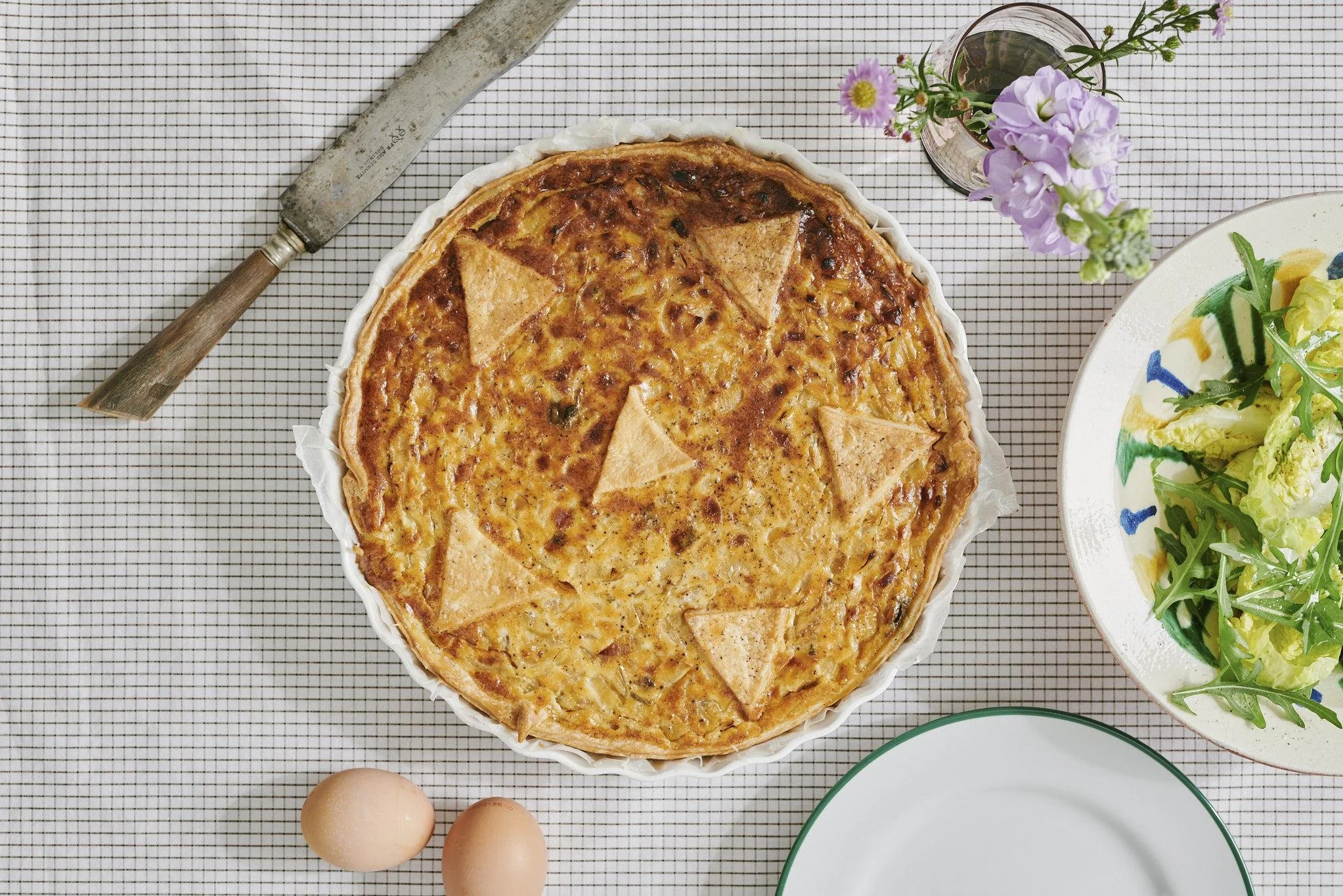 Twee keer quiche zonder quatsch