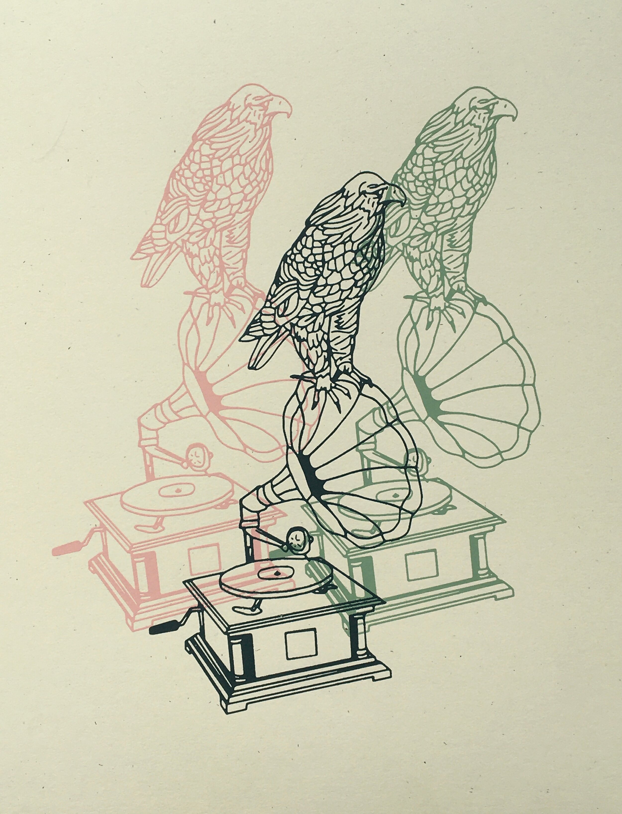 Gramophone Bird