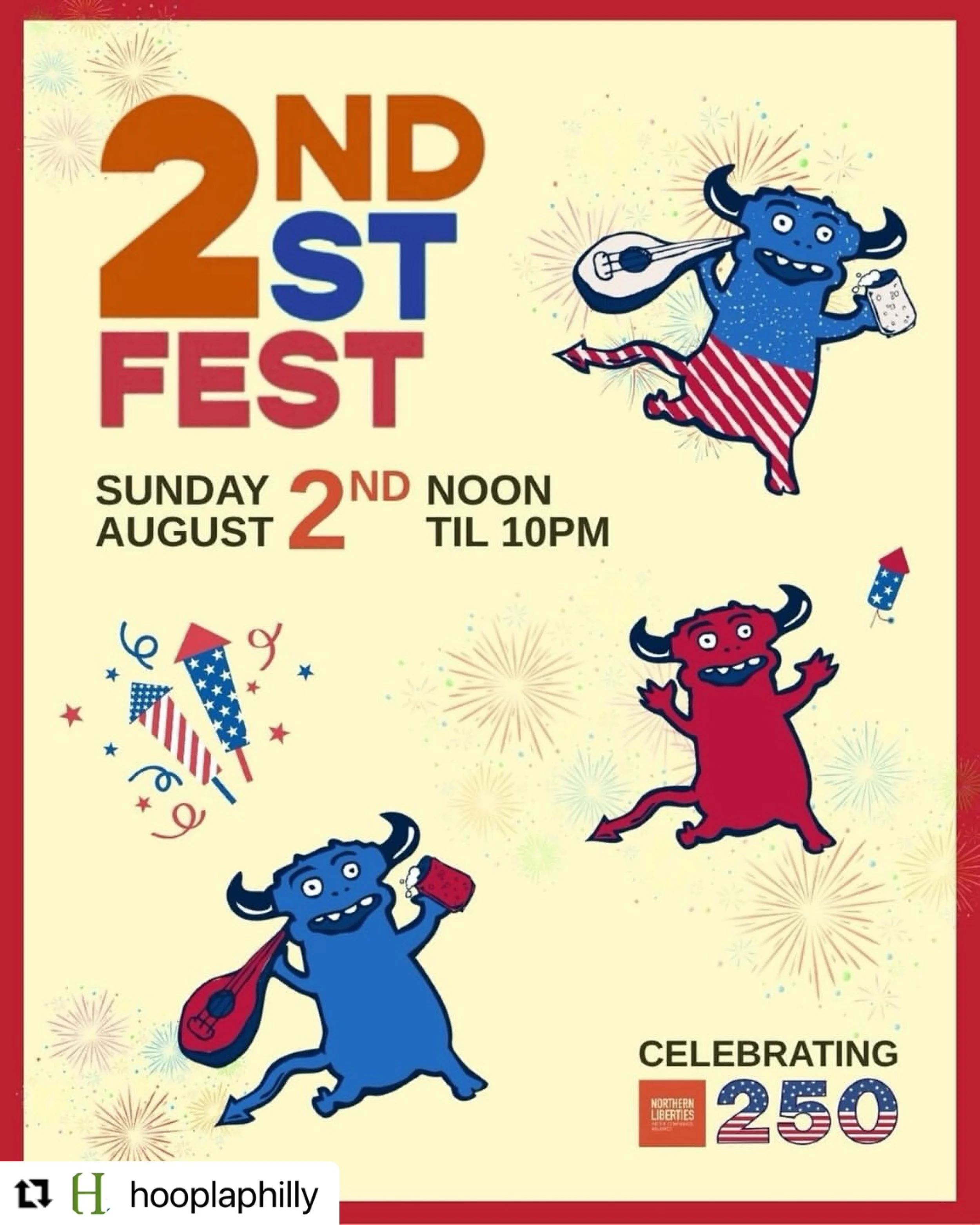 SAVE THE DATE!
・・・
🎉 The countdown is on for the 2nd Street Festival on August 2nd! Join us for one of Philadelphia&rsquo;s favorite neighborhood traditions, featuring incredible food trucks, live entertainment, local artisans, shopping, family-frie