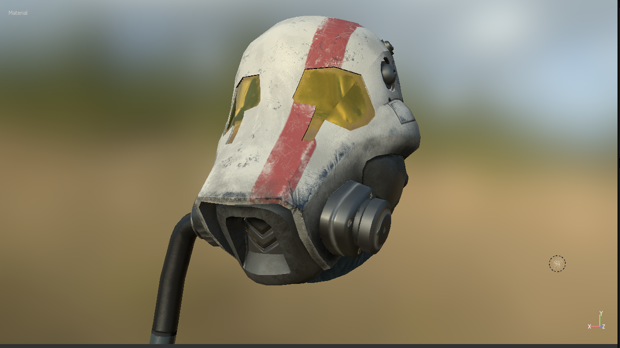 Final textures render in Substance Painter