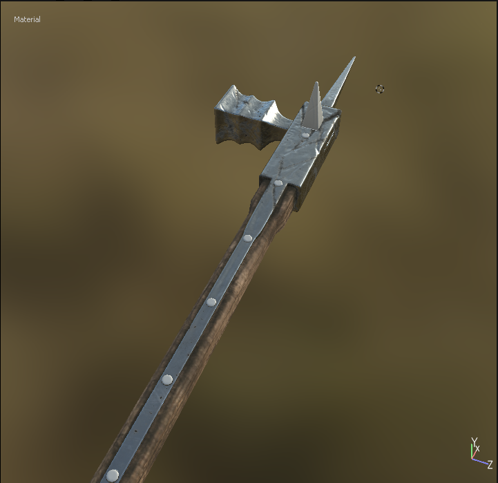 Wood and dirt added