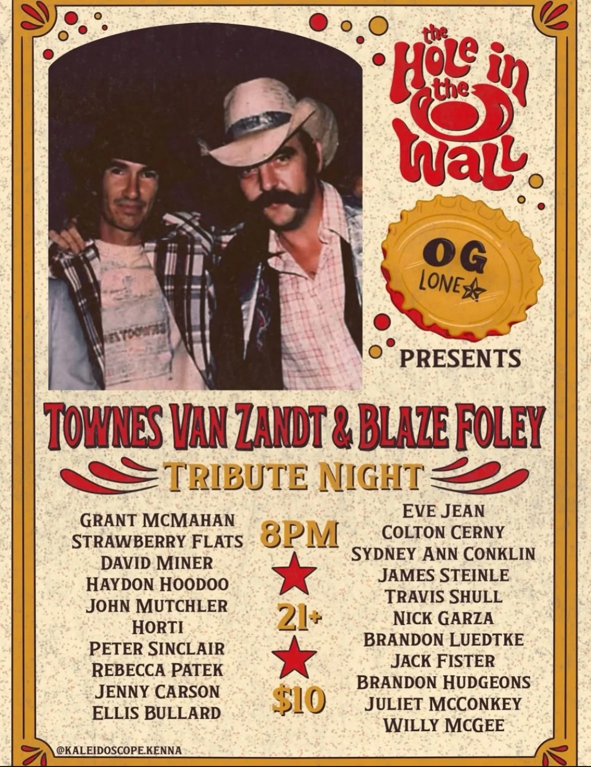 (Blaze Townes Tribute) The Hole in the Wall —&nbsp;Austin, TX